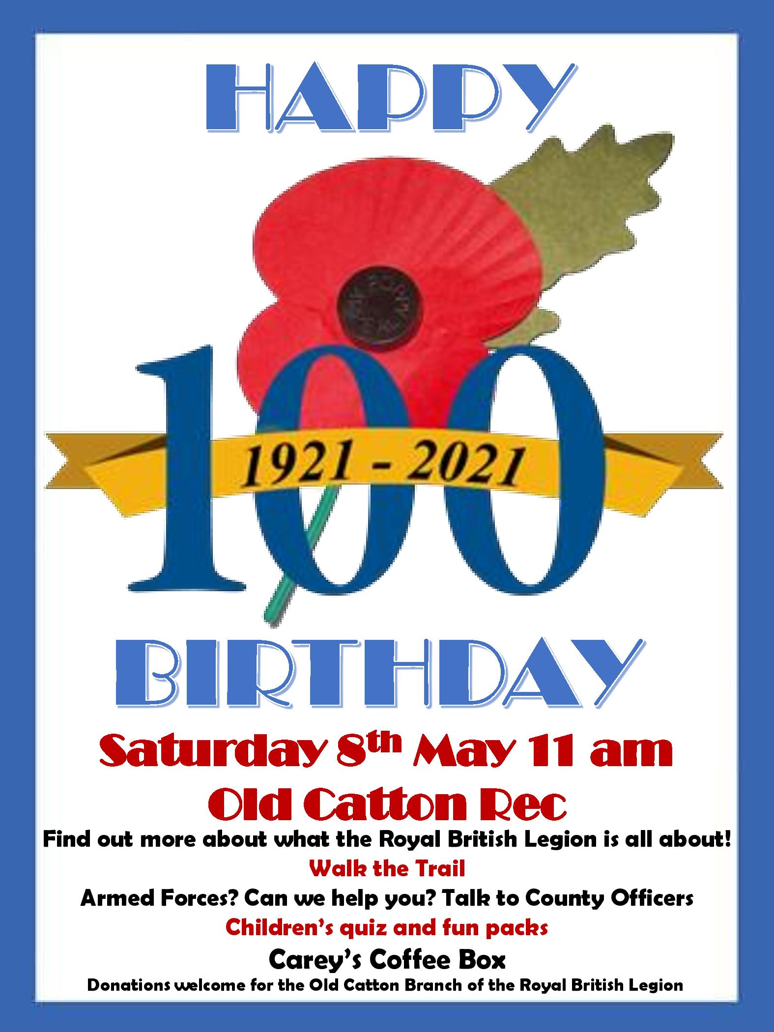 Royal British Legion 100th Celebration