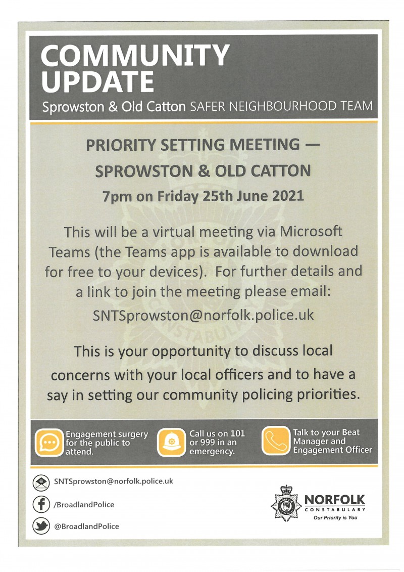 Safer Neighbourhood Team - Community Update