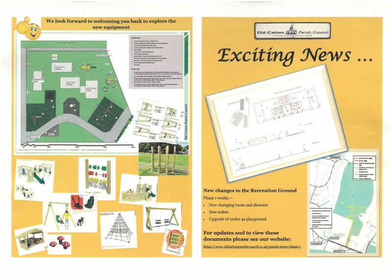Phase 1 Changes to Recreation Ground - Update