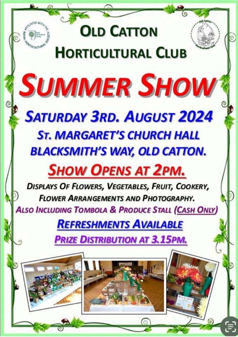 Old Catton Horticultural Club Summer Show