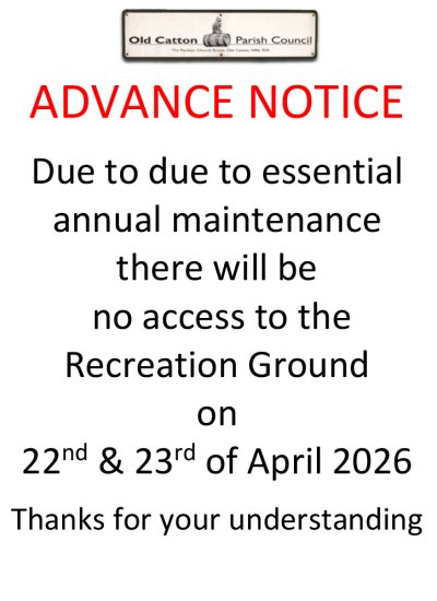 Annual Maintence, no access on 22nd & 23rd of April 2026