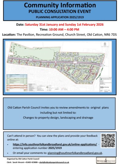 Beeston Park Public Consulation Event January 31st & February 1st