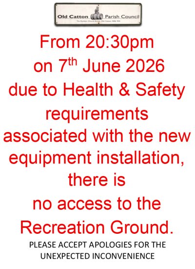 H&S closure for installation of new equipment