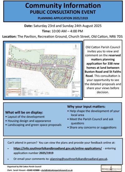 Public Consultation - August 23rd & 24th